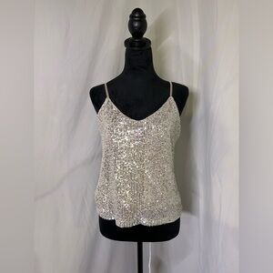 Sparkle Cami Top Holiday Party Steve Madden Medium